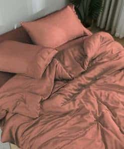 Juego de sábanas DOZ, 100% viscosa -Arcilla