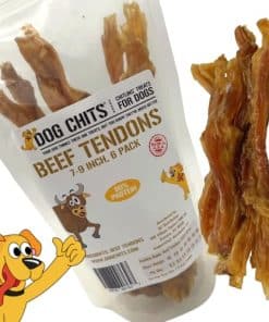 Tendones de Res para Perros y Cachorros | Grandes de 7-9