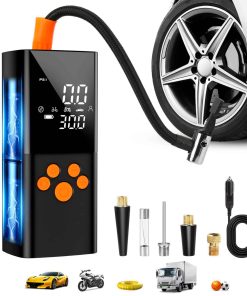 Inflador de neumáticos Portátil Compresor de aire, 25000mAh