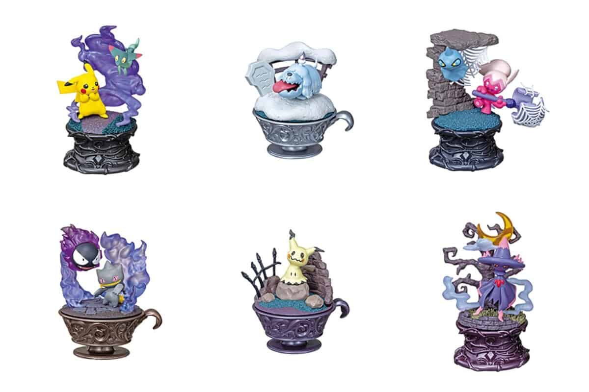 Colección Pokemon Little Night de Re-Ment (Conjunto de 6