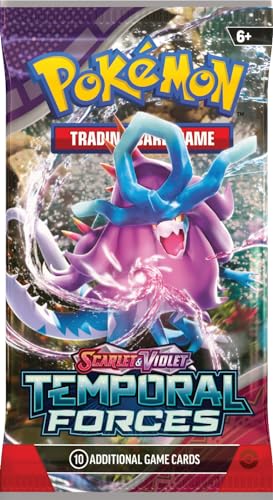 POKEMON TCG: Scarlet and Violet: Temporal Forces: Caja de - Imagen 5