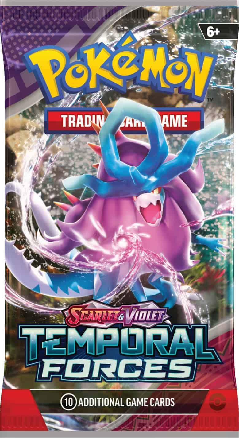 POKEMON TCG: Scarlet and Violet: Temporal Forces: Caja de - Imagen 3
