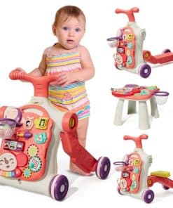 Andador y Centro de Actividades Mejorado 5 en 1 para Bebé