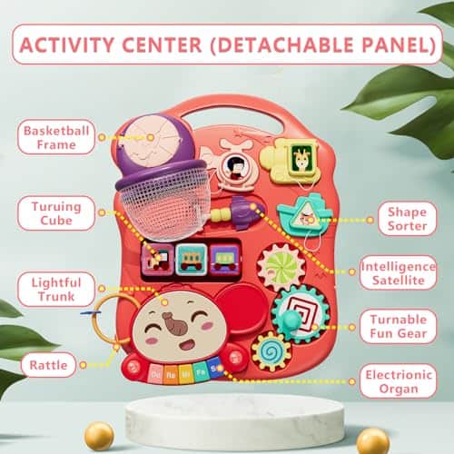 Andador y Centro de Actividades Mejorado 5 en 1 para Bebé - Imagen 3