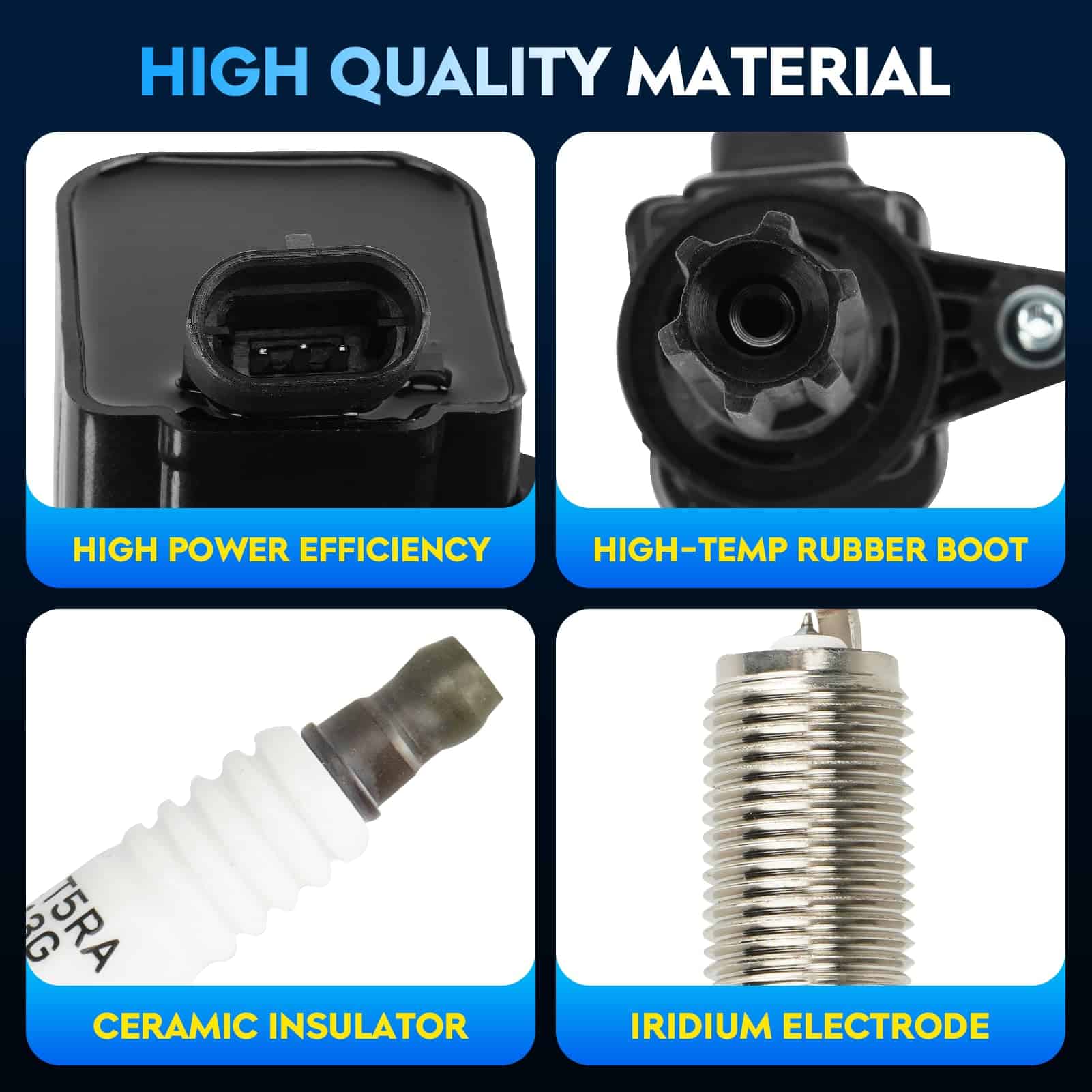 Paquete de Bobina de Encendido + Bujías de -9, 5 Sets - Imagen 4