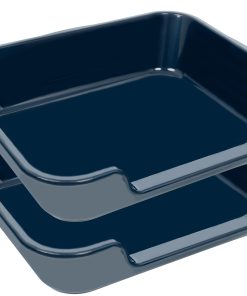 Blaucasa Pack de 2 Bandejas de Arena Extra Grande para