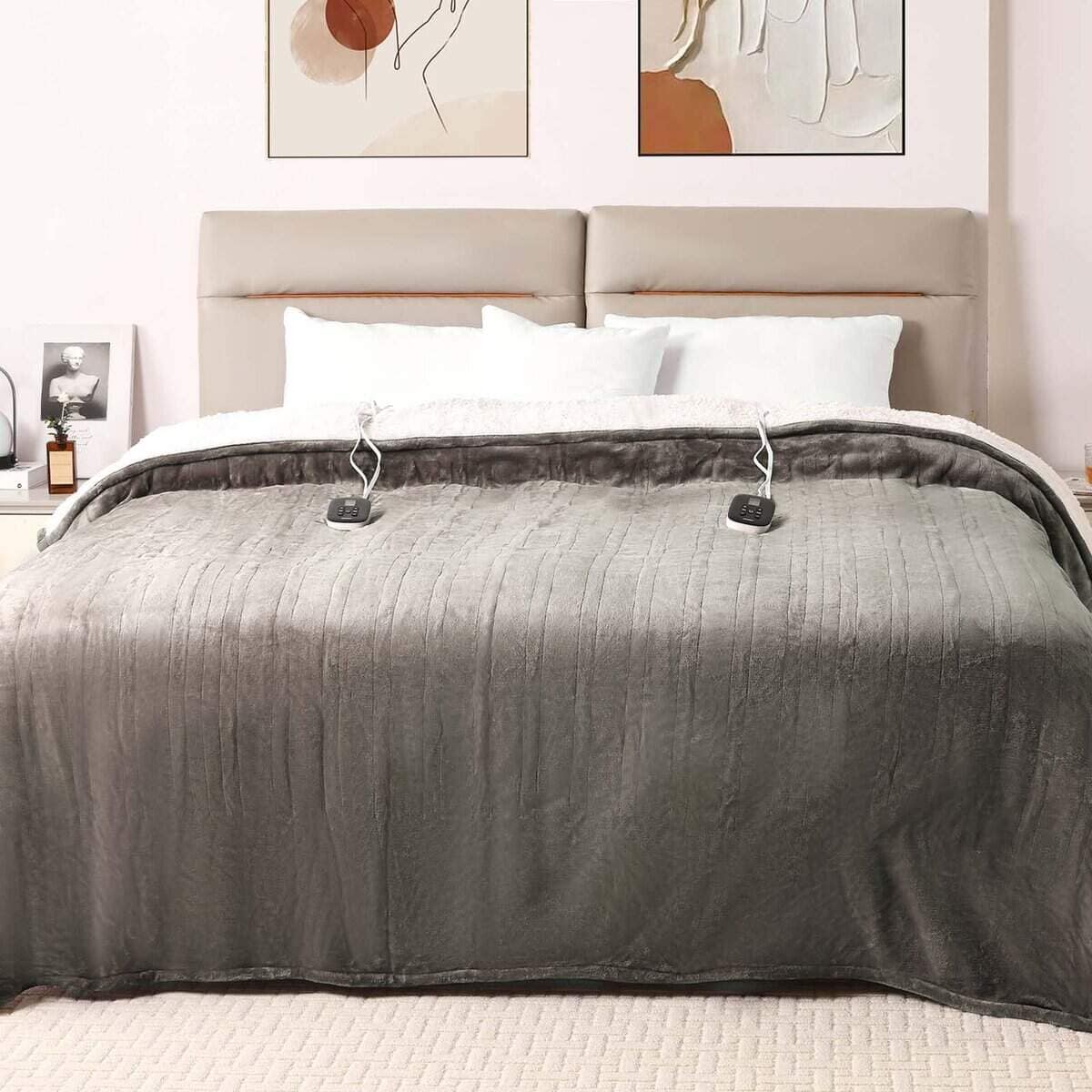 Manta Eléctrica con Calefacción Bearhug Tamaño Queen 84"x