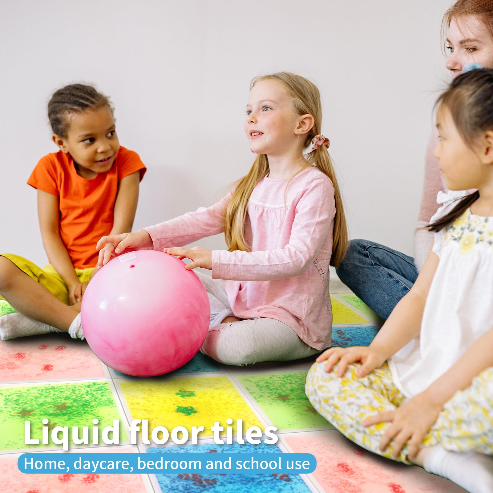 Art3d 4-Pack Baldosas Líquidas Sensoriales, Coloridas - Imagen 8