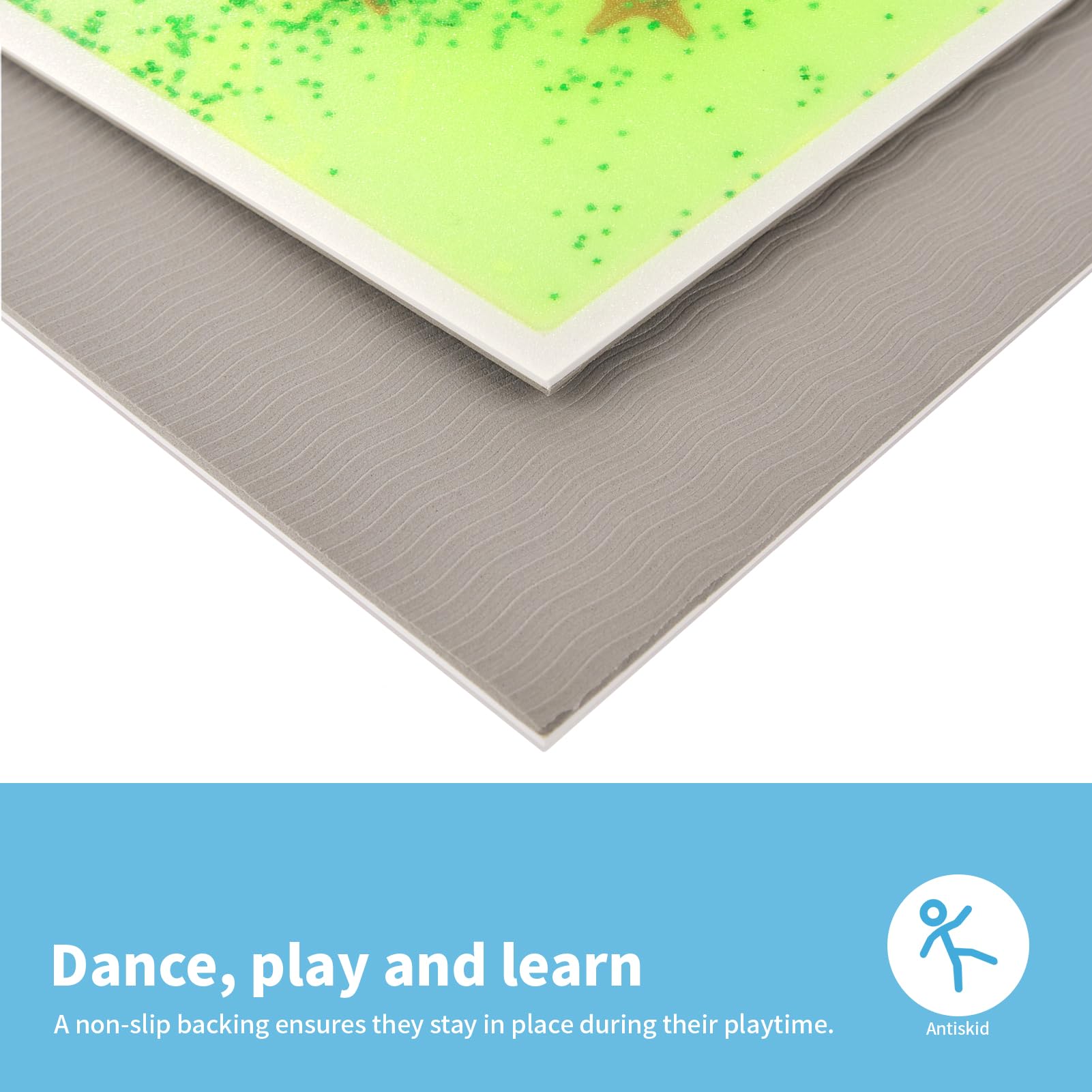 Art3d 4-Pack Baldosas Líquidas Sensoriales, Coloridas - Imagen 4