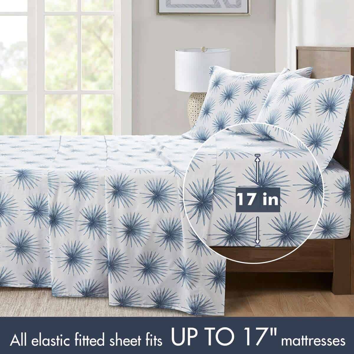 Juego de sábanas de algodón 100% Madison Park Essentials, - Imagen 6