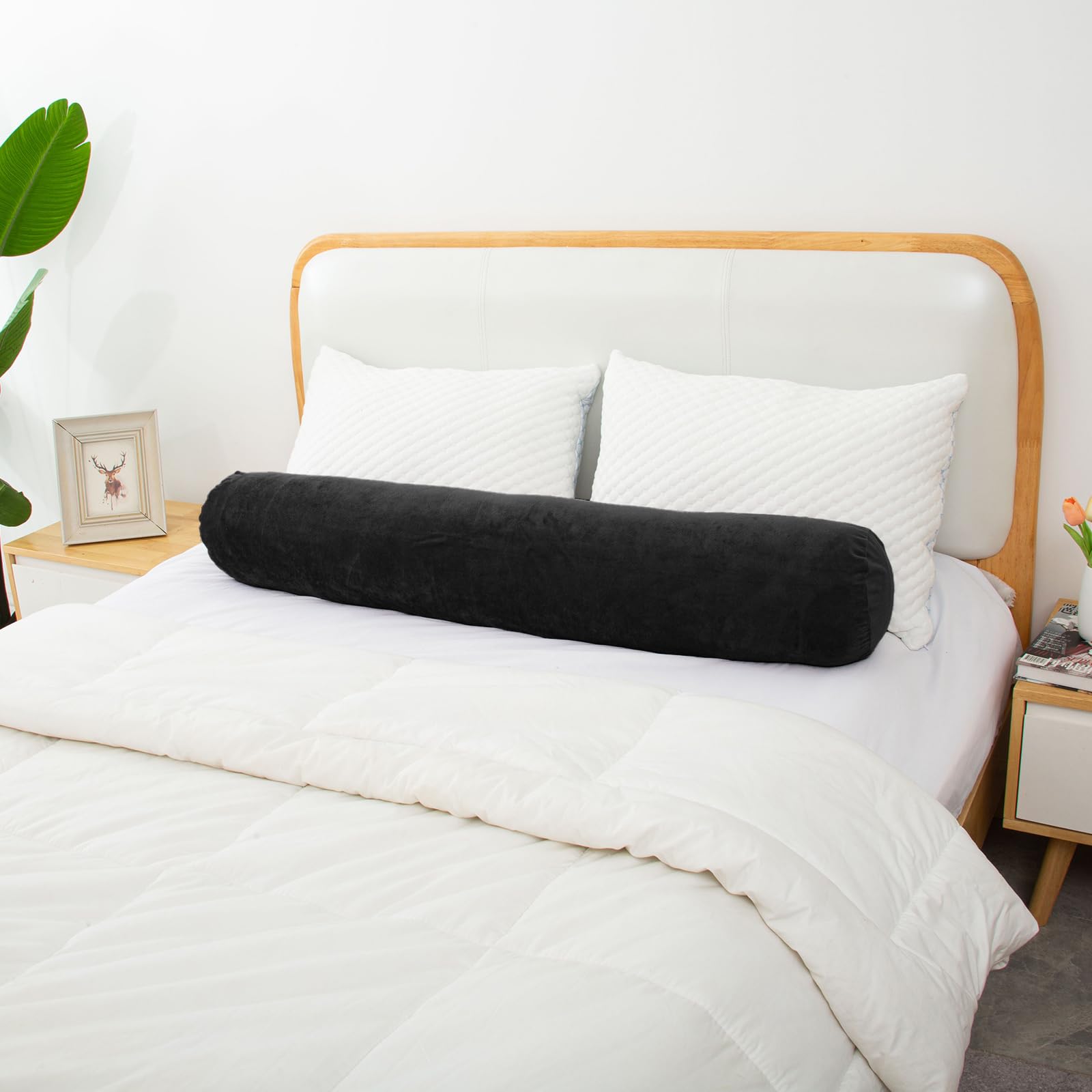 1 MIDDLE ONE Almohada Cilíndrica para Adultos, Almohada - Imagen 7