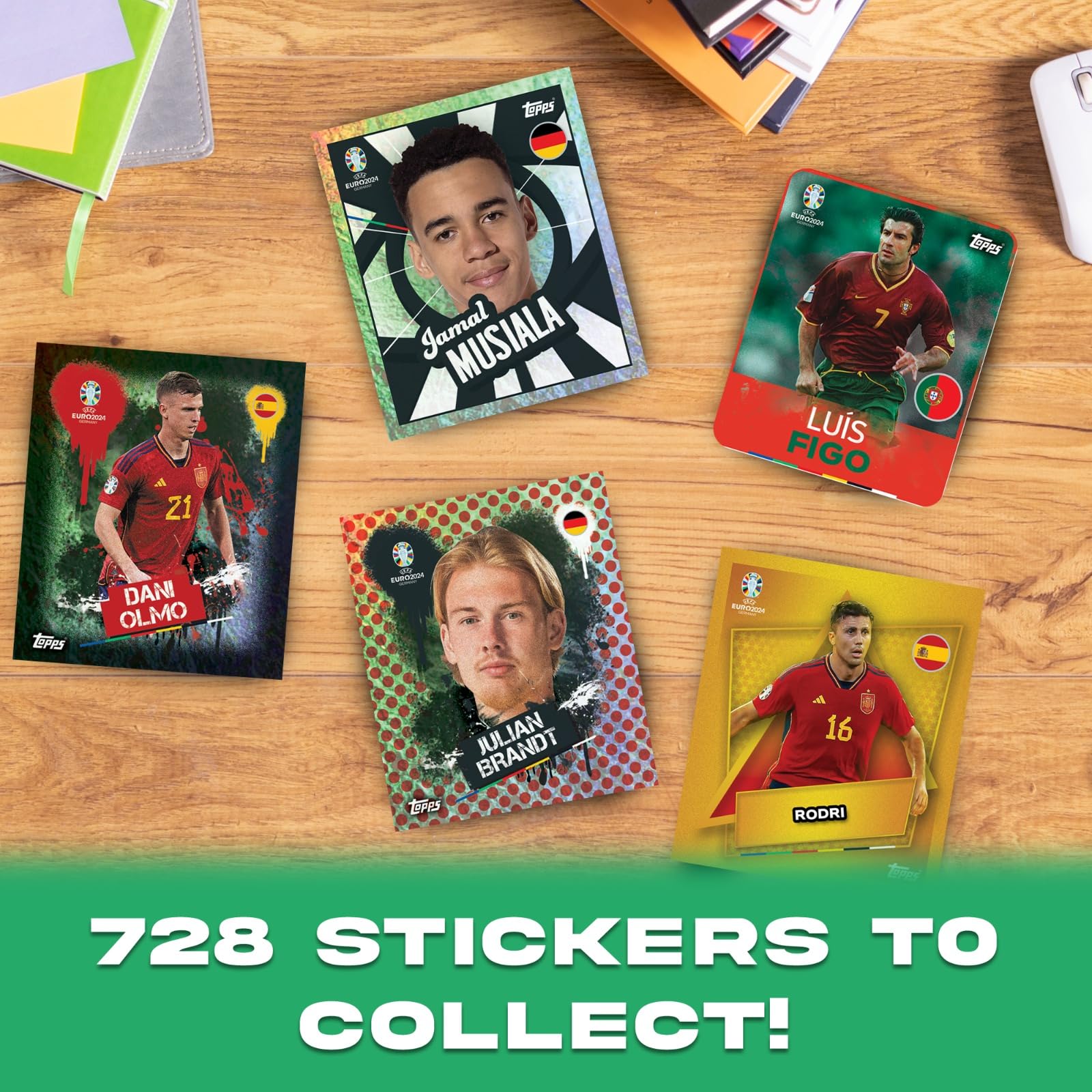 Paquete de Pegatinas de Fútbol Euro 2024 TransAtlantic - Imagen 6