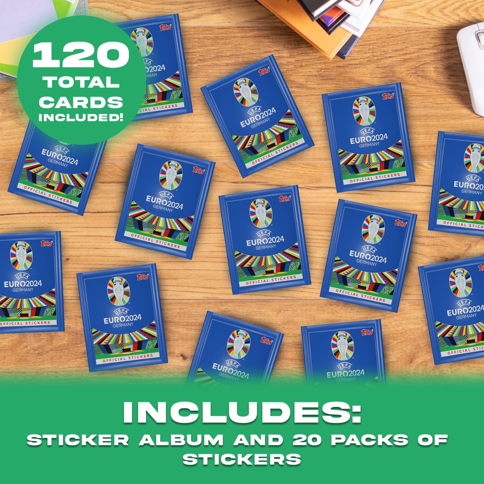 Paquete de Pegatinas de Fútbol Euro 2024 TransAtlantic - Imagen 4