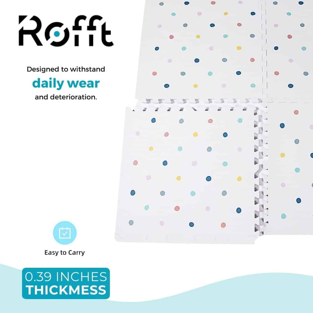 Tapete de Juego para Bebés Suave No Tóxico, Tapete para - Imagen 3