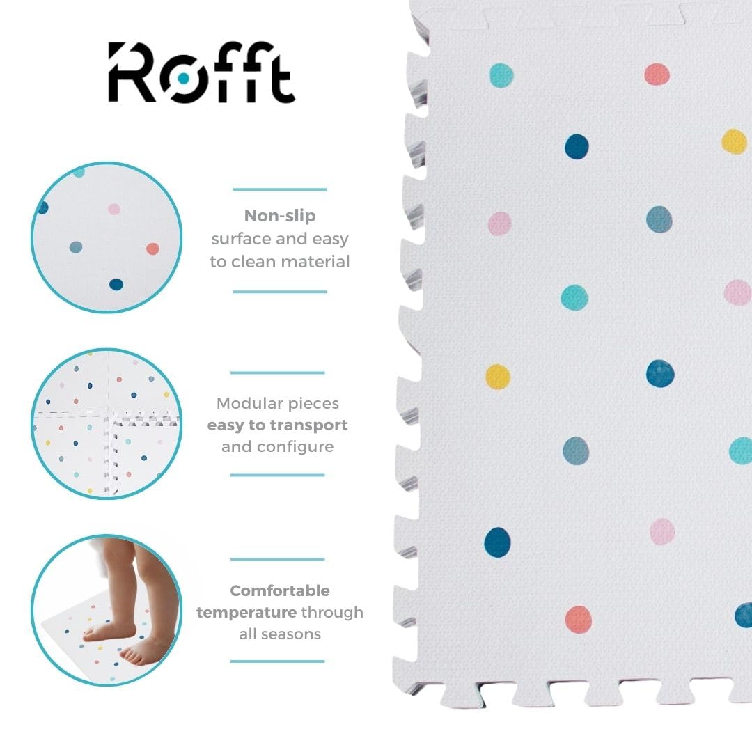 Tapete de Juego para Bebés Suave No Tóxico, Tapete para - Imagen 8