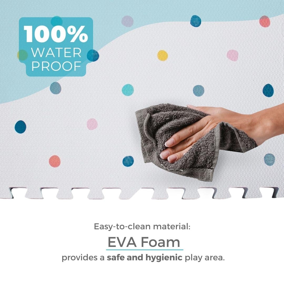 Tapete de Juego para Bebés Suave No Tóxico, Tapete para - Imagen 10