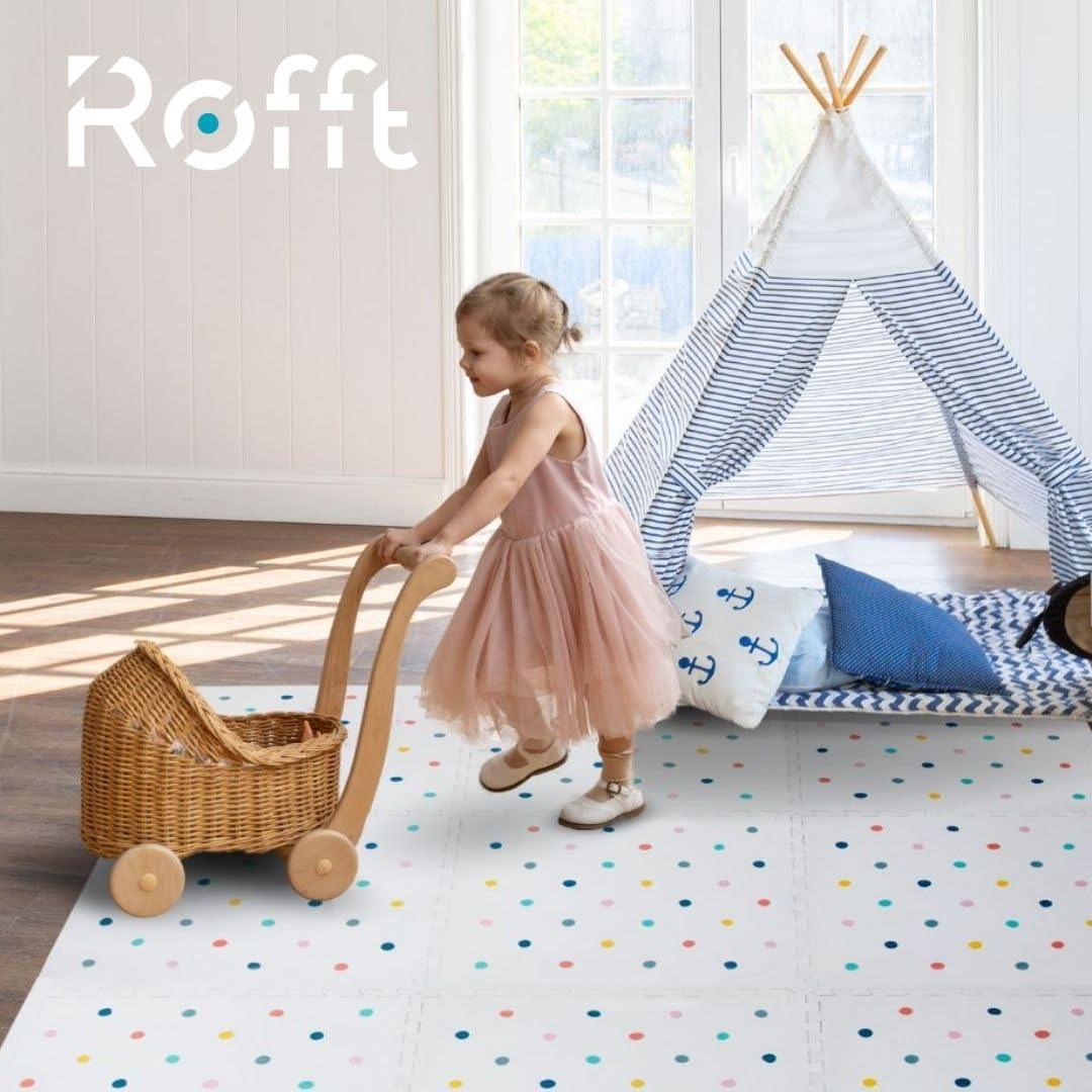 Tapete de Juego para Bebés Suave No Tóxico, Tapete para - Imagen 6