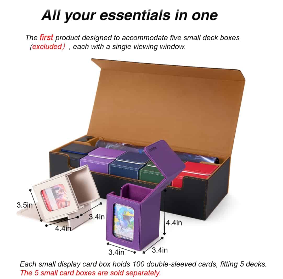 Caja de Mazo Venssu MTG Holds 5 Cajas de Mazo con Display, - Imagen 3