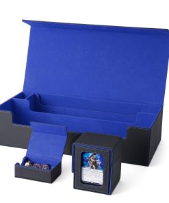 Venssu MTG Deck Box Holds 5 Display Card Deck Boxes with