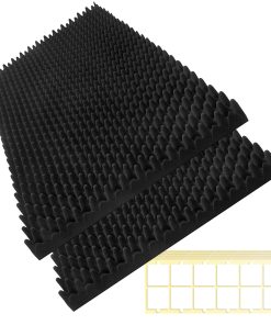 2 Paneles Acústicos, Espuma de Alta Densidad de 2"x24"x48"