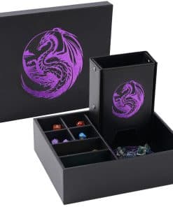 Bandeja de dados y torre de dados Soar -Púrpura