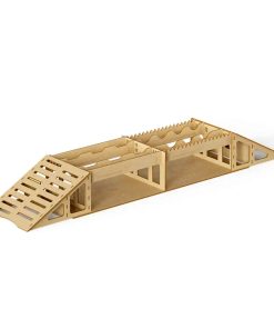 Puente de simulación de obstáculos de carretera para cursos