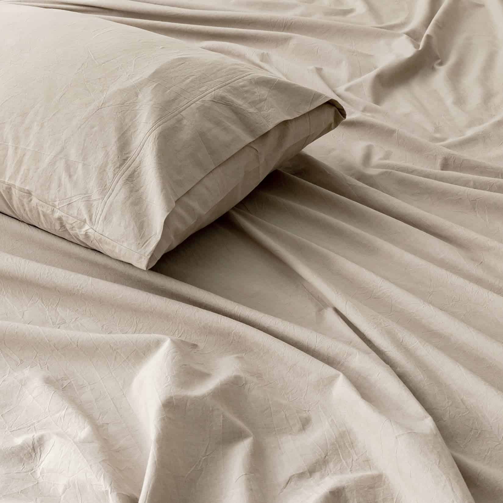 Juego de Sábanas de Lino Gris BDEAR de 6 Piezas Tamaño - Imagen 4