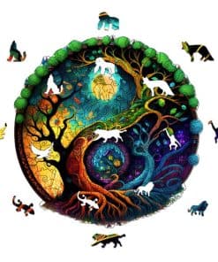 Rompecabezas de madera para adultos HECOO, -umpleaños