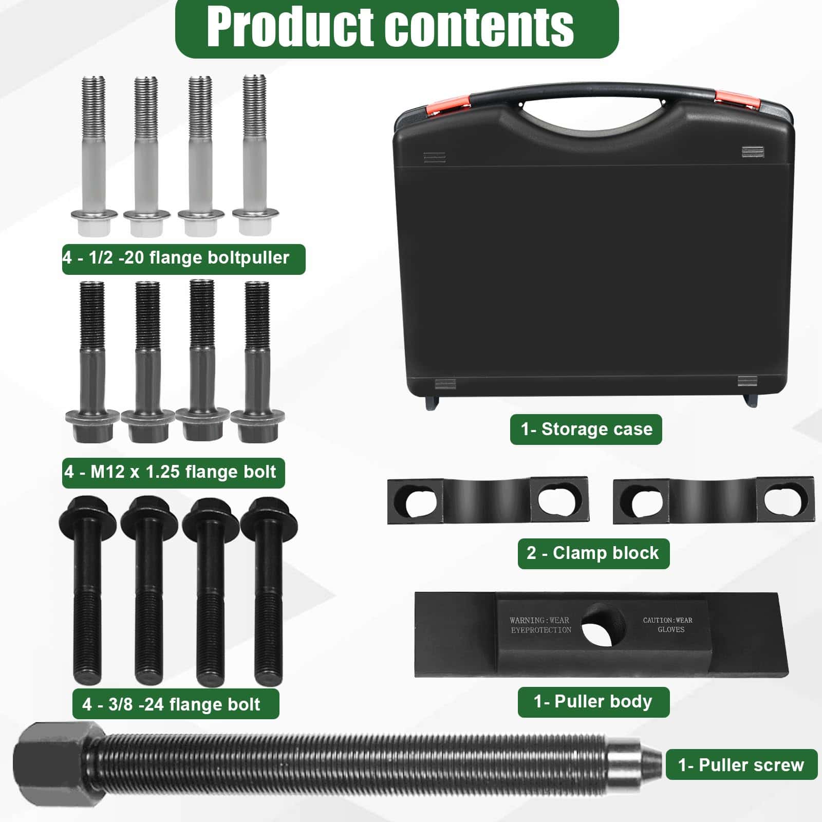 Kit de Herramientas Extractoras de Yugo Pesado FODACEL - Imagen 8