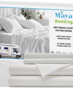 Juego de sábanas para cama RV Short Queen Maya Bedding 100%