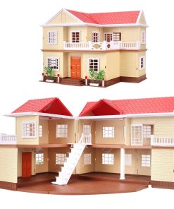 Casa de Muñecas Acogedora Familiar, Muebles y Accesorios