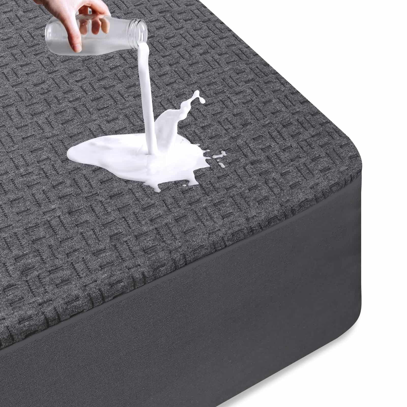 Protector de colchón impermeable King, protector de colchón