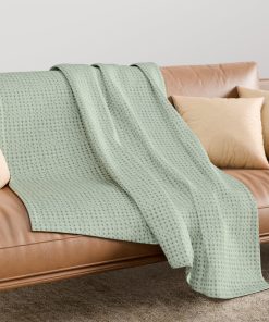 Manta de Algodón 100% en Tejido de Gofre para Tamaño