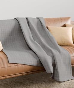 Manta de Cesta de Tejido 100% Algodón para Cama King Size