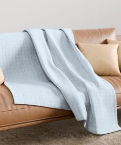 Manta de Cesto Tejida al 100% de Algodón Tamaño Completo -