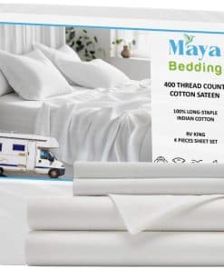 Juego de Sábanas Maya Bedding RVKING 100% Algodón (4