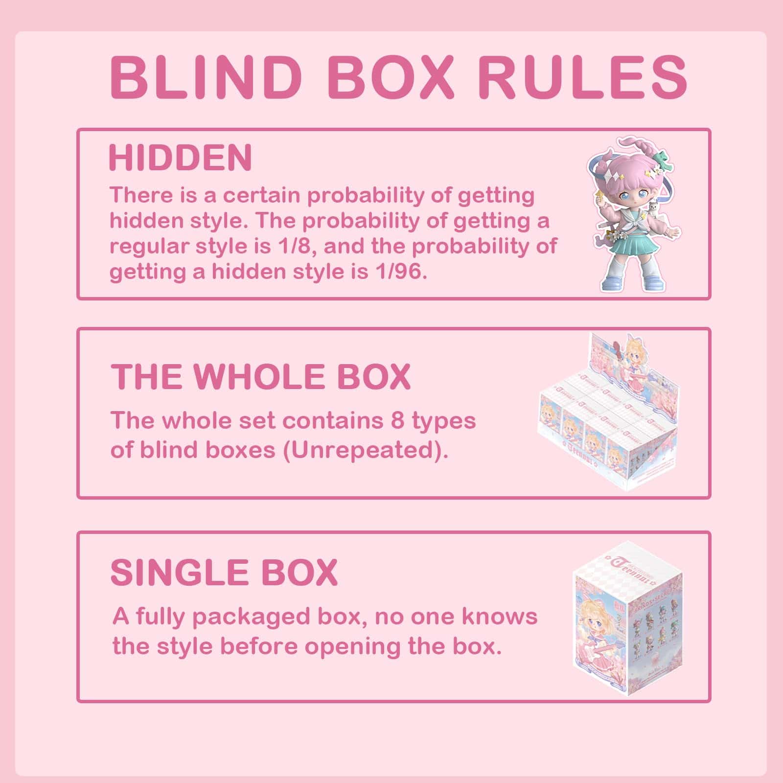 Serie Viaje Primavera Flor de Cerezo de BEEMAI Teennar 8PCs - Imagen 4