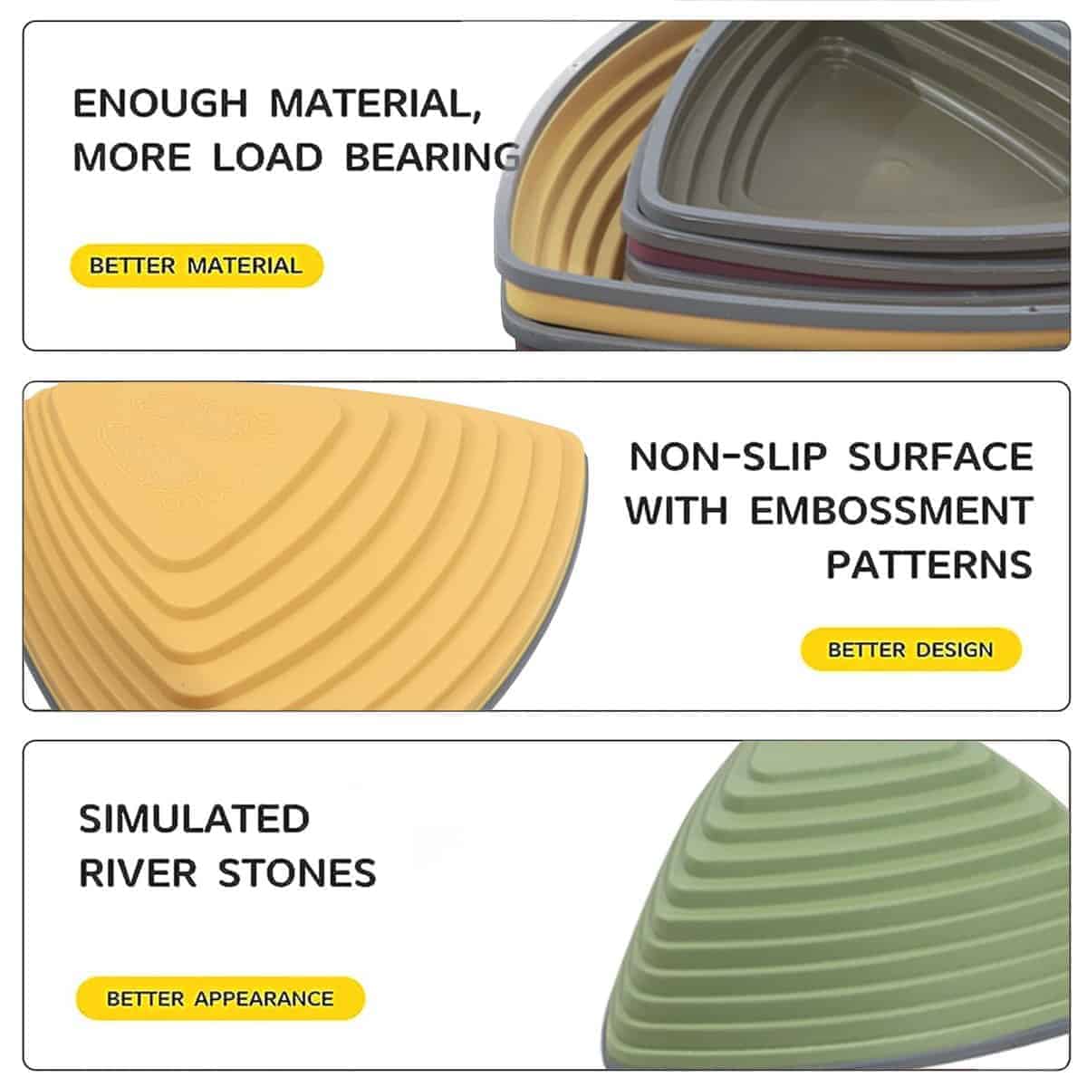 Piedras de Equilibrio Luanka para Niños, 12 Piezas Piedras - Imagen 5