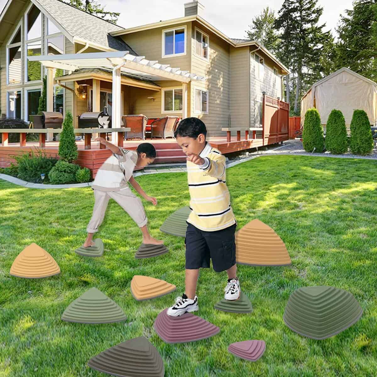 Piedras de Equilibrio Luanka para Niños, 12 Piezas Piedras - Imagen 9