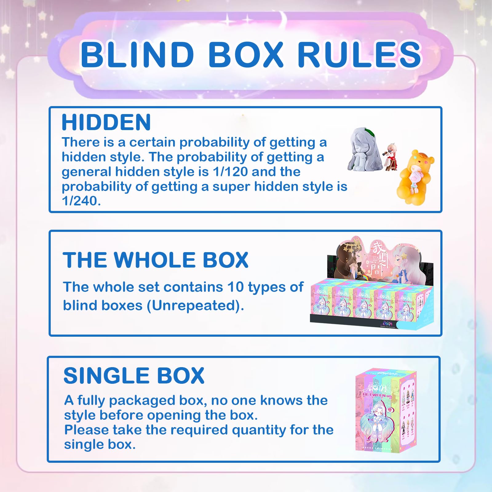 BEEMAI Aroma Princess Between Us Series 3PCs (Set de 3 No - Imagen 4