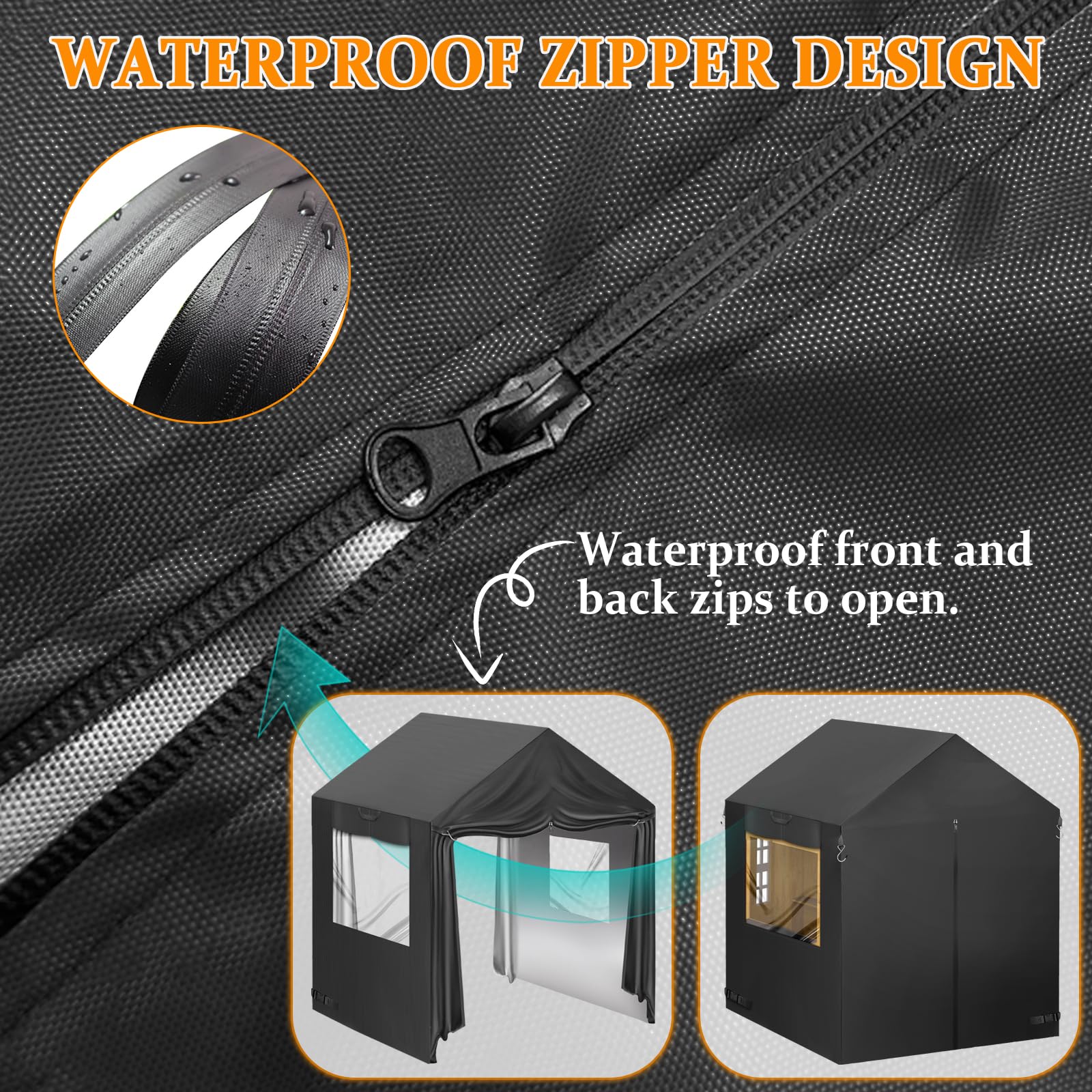 Cubierta para Casa de Juegos Iceberg Elf, 50" L X 45" W X - Imagen 5