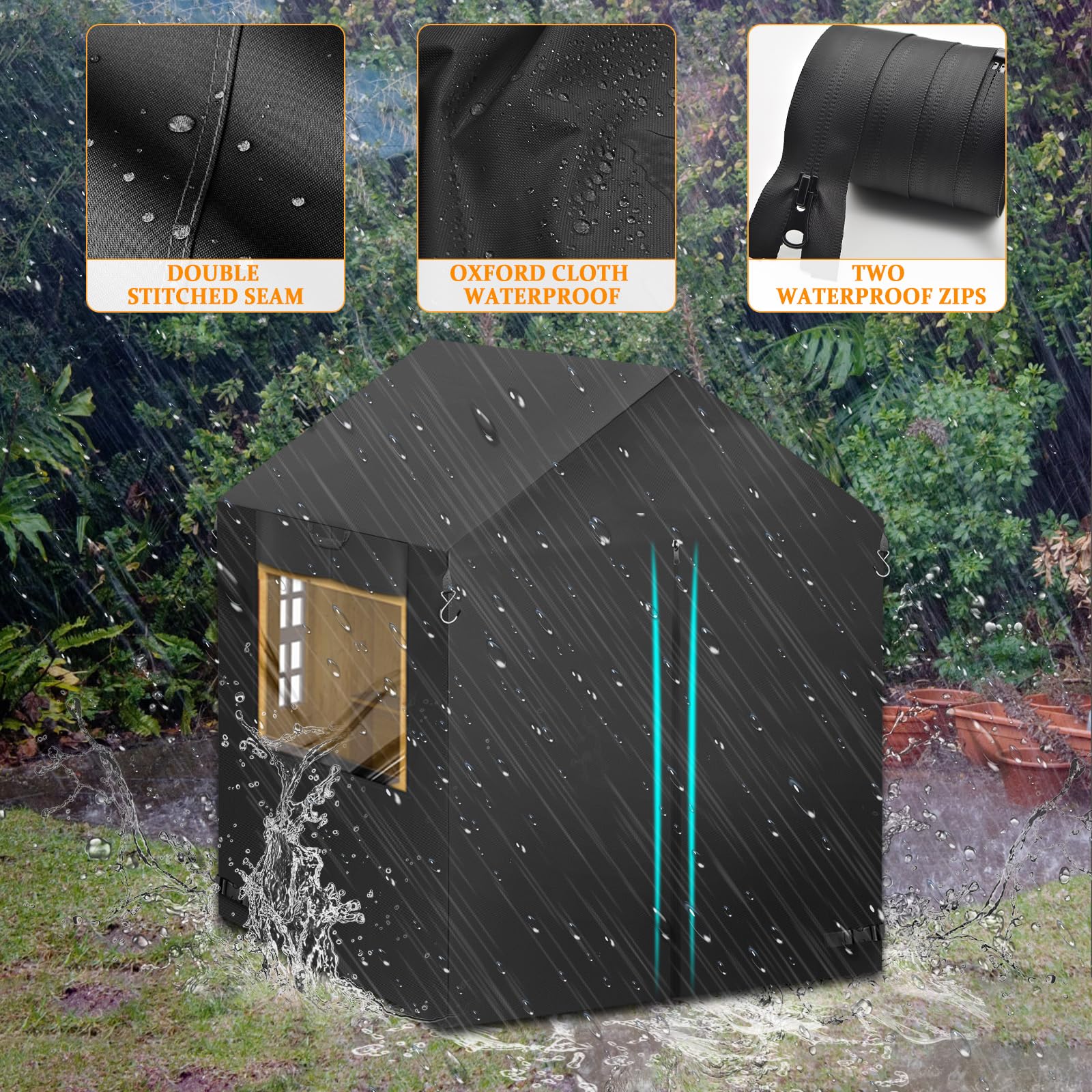 Cubierta para Casa de Juegos Iceberg Elf, 50" L X 45" W X - Imagen 6