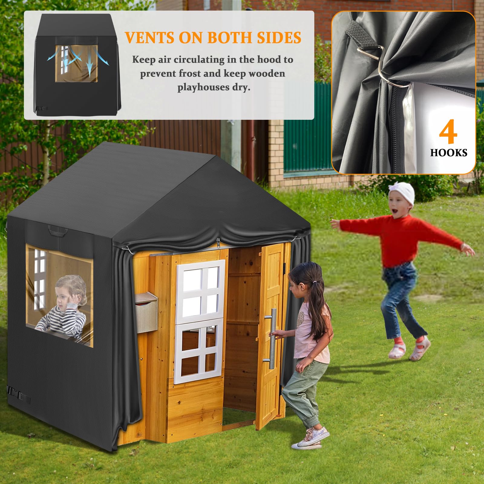 Cubierta para Casa de Juegos Iceberg Elf, 50" L X 45" W X - Imagen 8