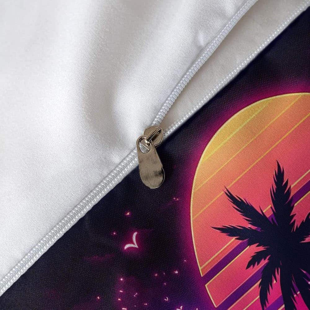 NEWAKI Juego de Funda nórdica Estilo Neon Miami -x90"),01) - Imagen 7