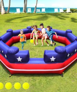 Gaga Ball Pit Inflable de 15 pies, Pit de Pelotas Portátil