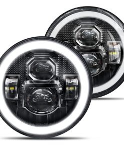 Faros LED redondos de 7 pulgadas HWSTAR 2024 1000%