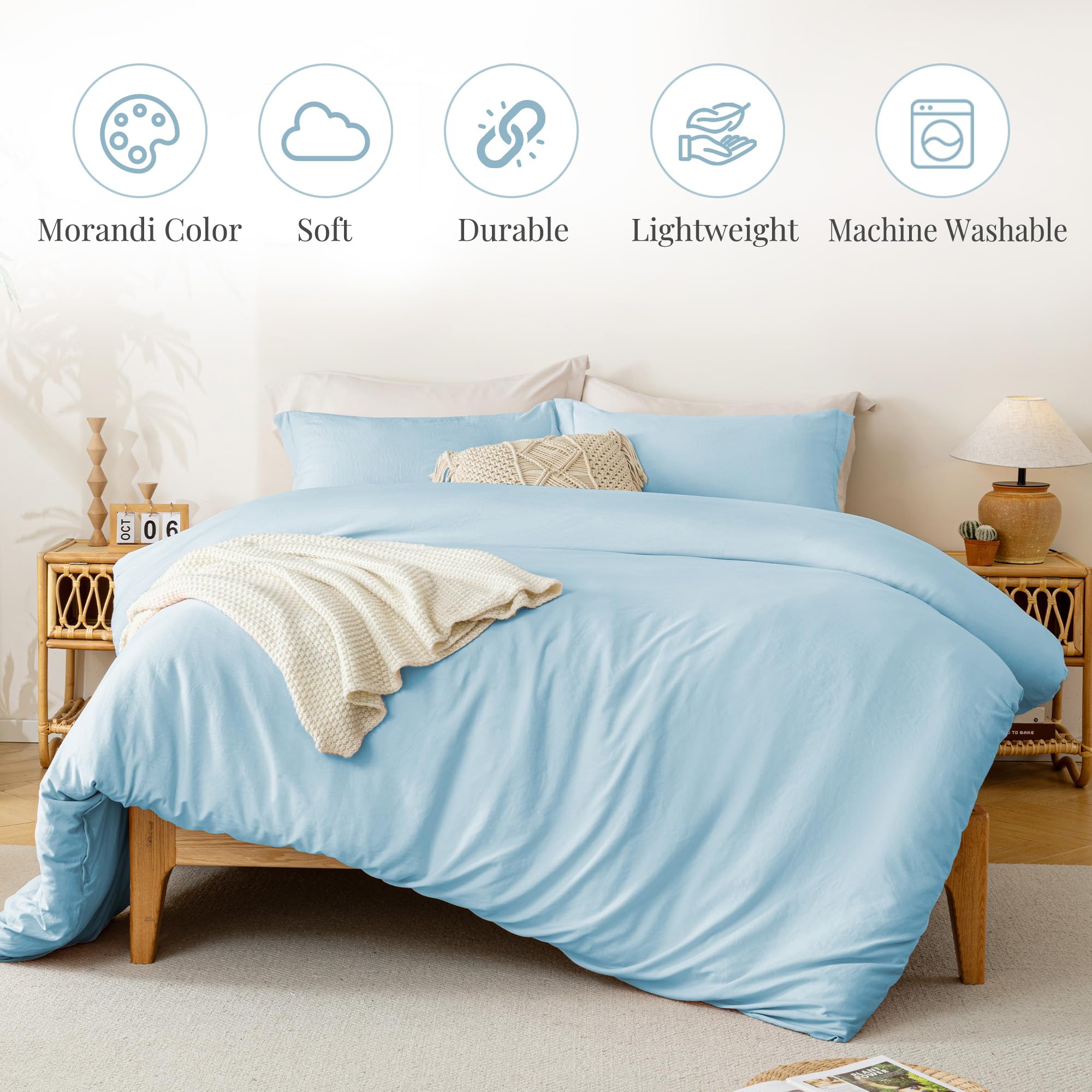 Juego de Funda Nórdica MILDLY Super Suave - Cubierta de - Imagen 3