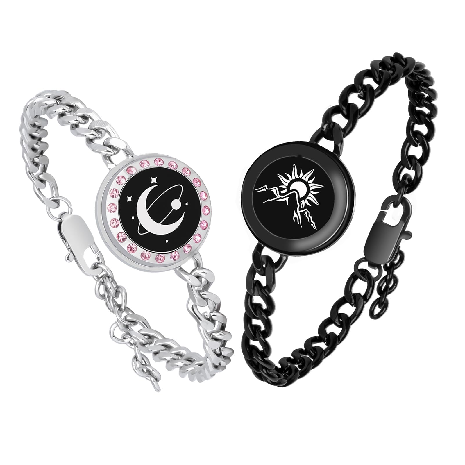 Pulseras de Tacto a Distancia EAOYAO, Vibración y Luz