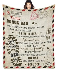 Mantas para papá de crianza, Regalos para padres, Mantas