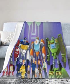 Manta de Felpa Rescue Bots para Cama 60"X50" Manta de Felpa